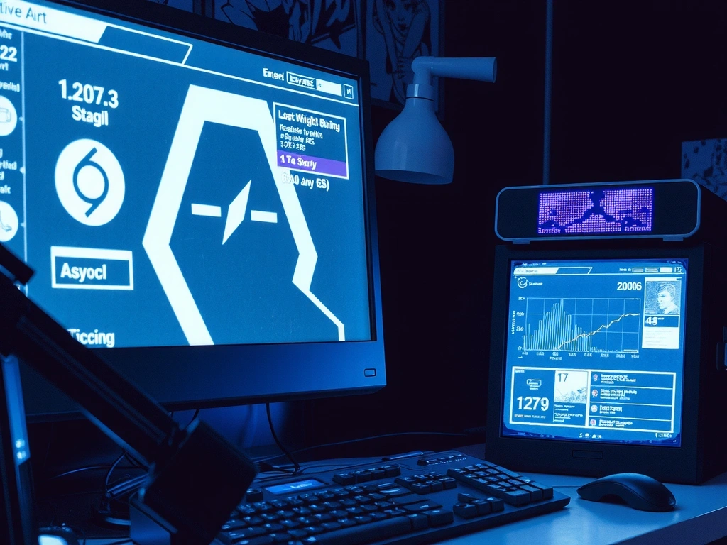 Early concept art with annotations